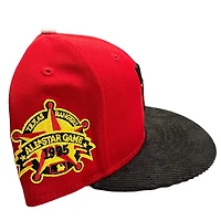 Texas Rangers Two Tone Corduroy Brim 1995 ASG Patch Brown UV 59FIFTY Fitted Hat