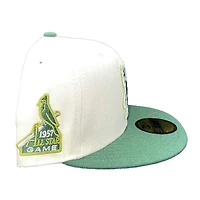 St. Louis Cardinals Chrome Two Tone 1957 All Star Game Patch Army Green UV 59FIFTY Fitted Hat