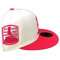 St. Louis Cardinals Chrome Two Tone 1967 WS Patch Energy Red UV 59FIFTY Fitted Hat