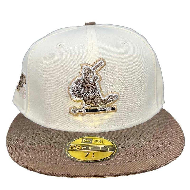 St. Louis Cardinals Chrome Two Tone 1982 WS Patch Tan UV 59FIFTY Fitted Hat