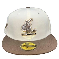 St. Louis Cardinals Chrome Two Tone 1982 WS Patch Tan UV 59FIFTY Fitted Hat