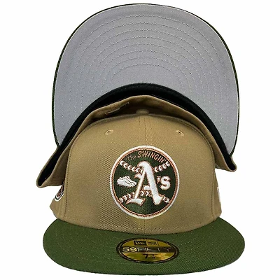 Oakland Athletics Copper Fields Two Tone 1973 WS Patch Gray UV 59FIFTY Fitted Hat