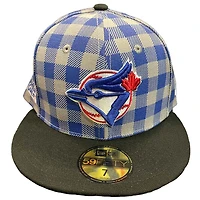 Toronto Blue Jays Plaid Pro Image Sports Exclusive 1991 All Star Game Patch Green UV 59FIFTY Fitted Hat