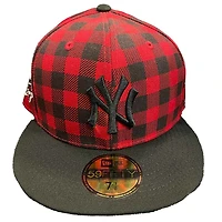 New York Yankees Plaid Pro Image Sports Exclusive 1999 World Series Patch Green UV 59FIFTY Fitted Hat
