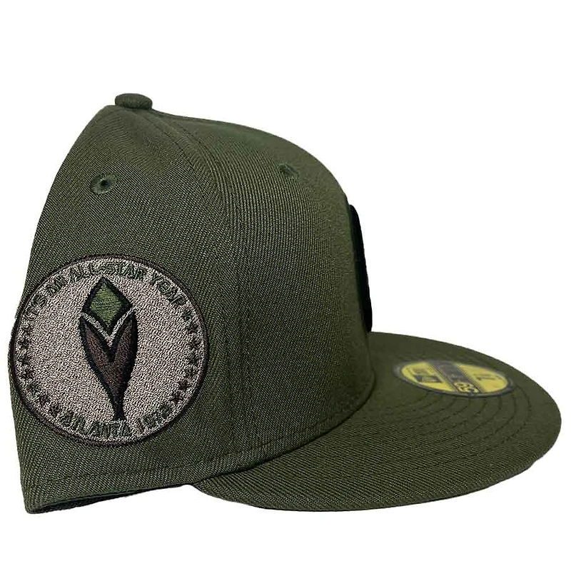 Atlanta Braves CamoGreen 1972 All Star Year Patch Camo Pattern UV 59FIFTY Fitted Hat