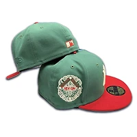 New York Yankees Emerald Green Christmas Collection 1939 WS Patch Gray UV 59FIFTY Fitted Hat