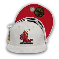 St. Louis Cardinals Pro Image Exclusive GraySuede 1967 World Series Patch Red UV 59FIFTY Fitted Hat