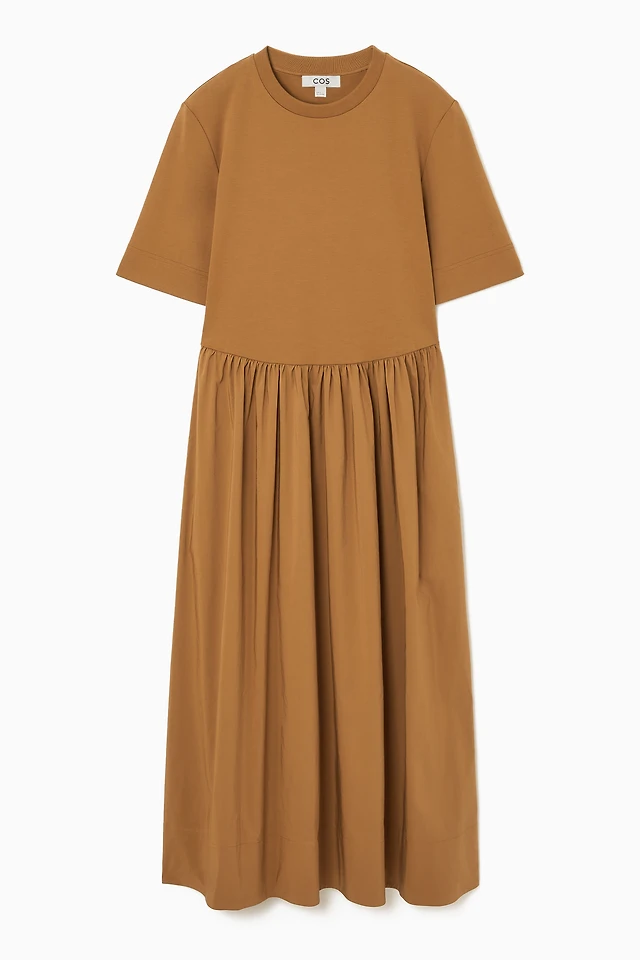 cos brown denim dress chloehayward_ on LTK