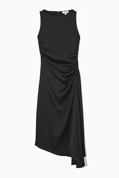 asymmetrical faux wrap dress Alessandra Ruffle Faux Wrap Dress in Impressionist Flor main image 0