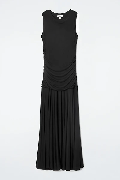 cos spiral seam maxi dress Spiral Seam Maxi Dress Cos