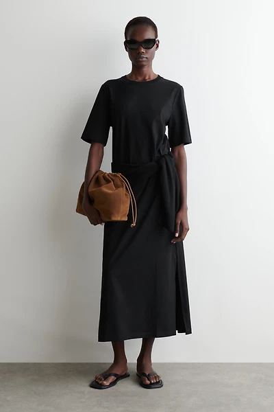 Cos STRIPED MIDI T-SHIRT DRESS | King's Cross