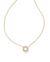 Davis Sterling Silver Luxe Pendant Necklace in White Sapphire