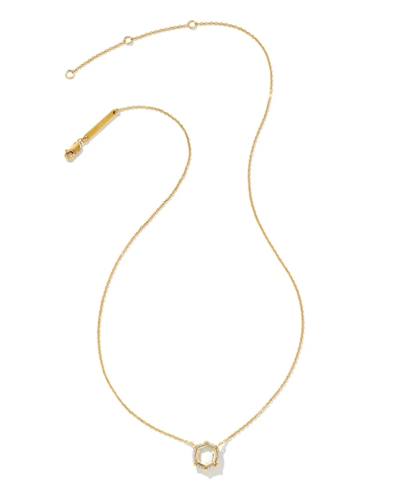 Davis Sterling Silver Luxe Pendant Necklace in White Sapphire