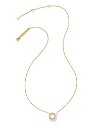 Davis Sterling Silver Luxe Pendant Necklace in White Sapphire