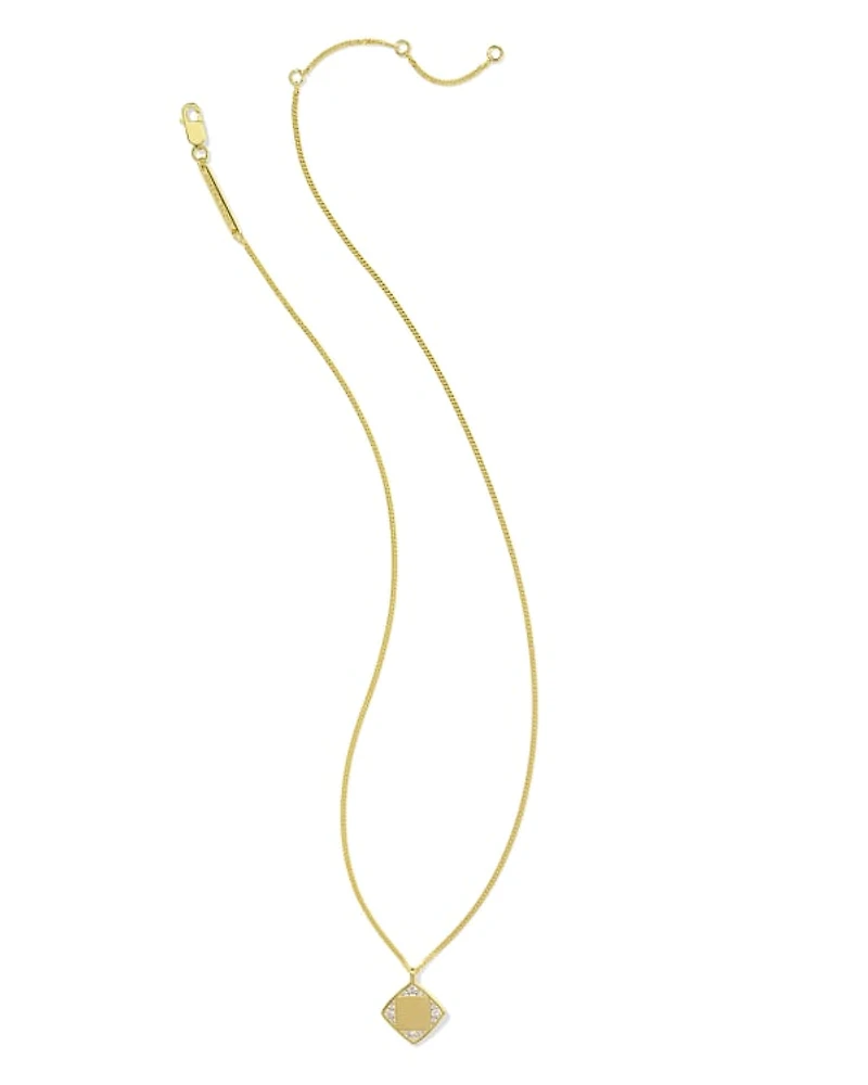 Ashby Sterling Silver Pendant Necklace in White Topaz