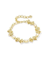 Kendra Scott x LoveShackFancy Bow Delicate Chain Bracelet 
