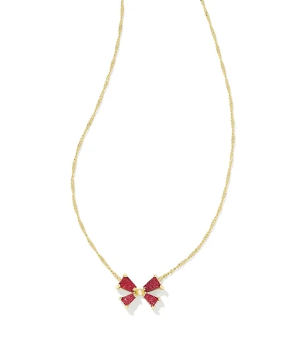 Blair Bow Small Short Pendant Necklace