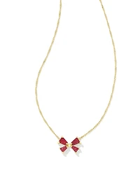 Blair Bow Small Short Pendant Necklace