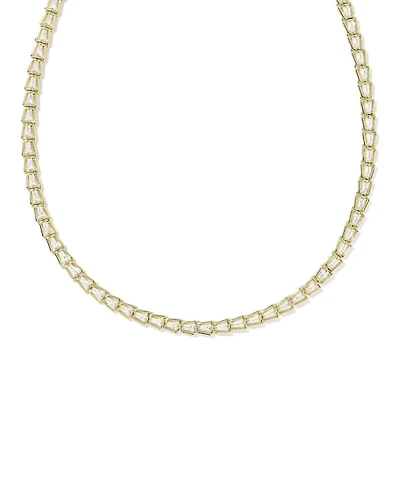 Bella Gold Tennis Necklace