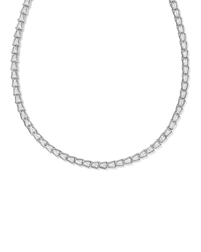 Bella Silver Tennis Necklace