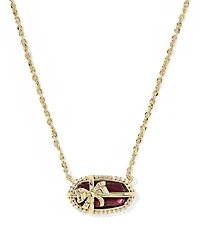 Elisa Bow Short Pendant Necklace