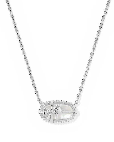 Elisa Bow Short Pendant Necklace 