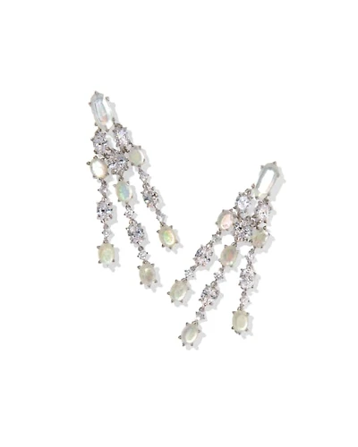 Cailin Silver Statement Earrings 