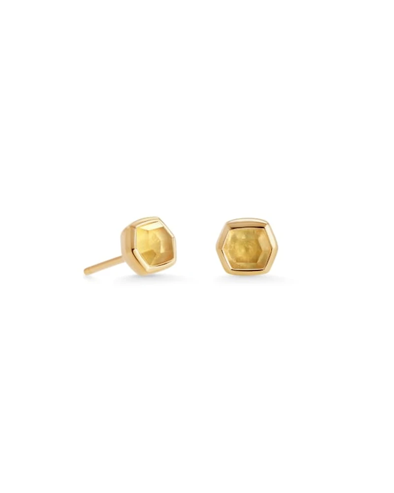 Davie 18k Gold Vermeil November Stud Earrings