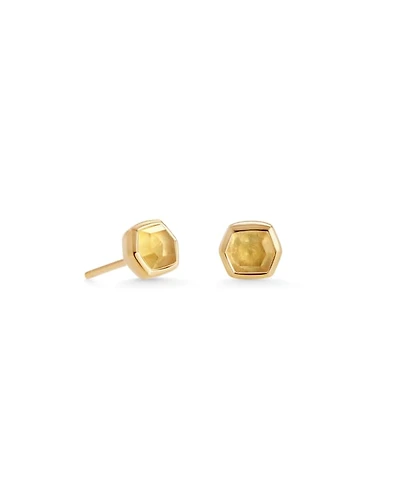 Davie 18k Gold Vermeil November Stud Earrings