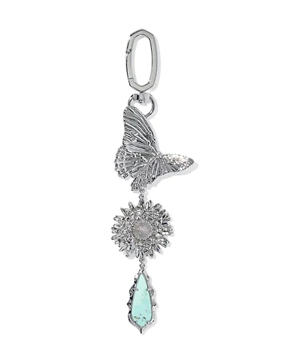 Butterfly Silver Bag Charm
