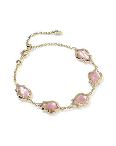 Adriana Scallop Frame Delicate Chain Bracelet