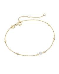 Floating Lab Grown Diamond Delicate Chain Bracelet