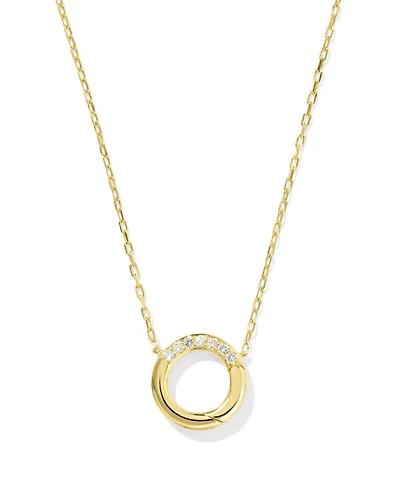 Brittany 18k Gold Vermeil Pendant Necklace