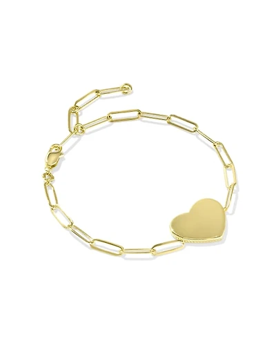 Mackenzie 18k Gold Vermeil Heart Bracelet