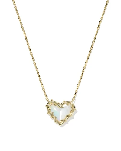 Dolly Parton x Kendra Scott Patchwork Ari Heart Short Pendant Necklace