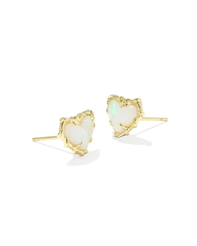 Dolly Parton x Kendra Scott Patchwork Ari Heart Stud Earrings