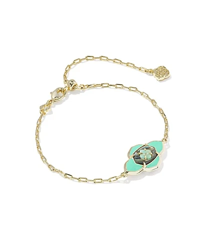 Abbie Medallion Delicate Chain Bracelet