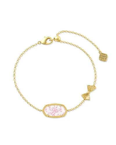 Kendra Scott x LoveShackFancy Bow Elaina Delicate Chain Bracelet