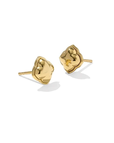 Dira Small Metal Stud Earrings