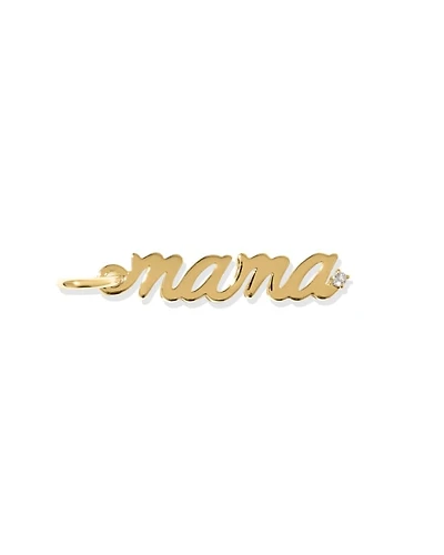 Mama 18k Gold Vermeil Sparkle Charm