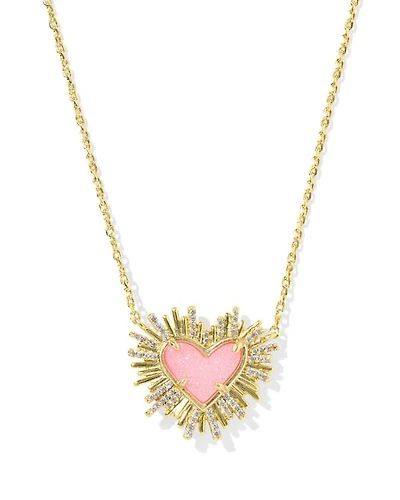 Dolly Parton x Kendra Scott Ari Heart Short Pendant Necklace