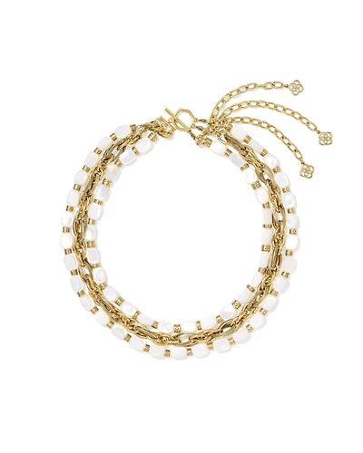 Melinda Beaded Multi Strand Necklace