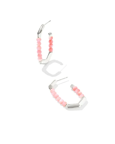 Sylvia Silver Hoop Earrings