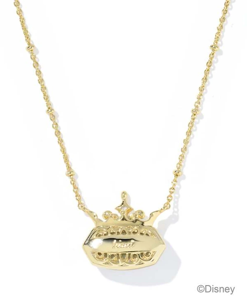 Disney | Kendra Scott Elisa Princess Gold Short Pendant Necklace