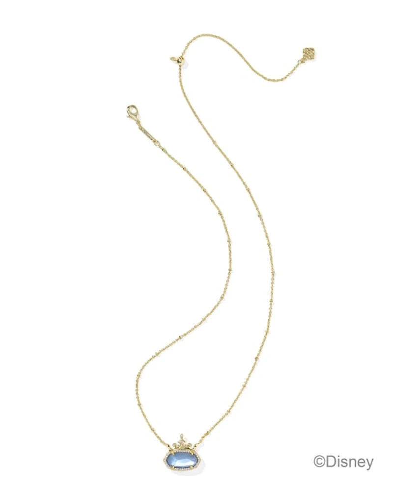 Disney | Kendra Scott Elisa Princess Gold Short Pendant Necklace