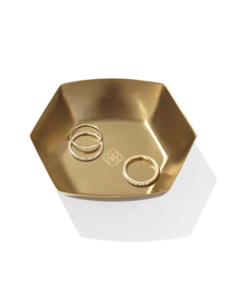 Davie Jewelry Dish in Gold