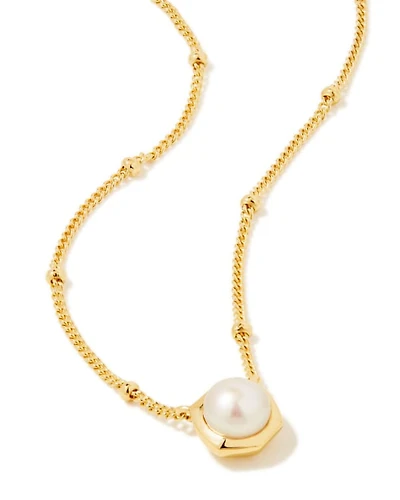 Davie Pearl Sterling Silver Pendant Necklace Freshwater Cultured