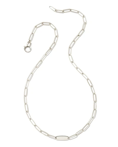 Marlee Paperclip Chain Necklace Sterling Silver