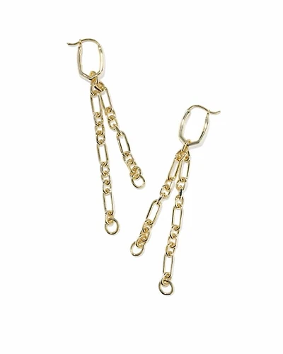 Embry Chain Huggie Earrings