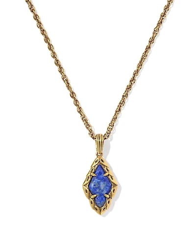 Adeline Vintage Gold Short Pendant Necklace